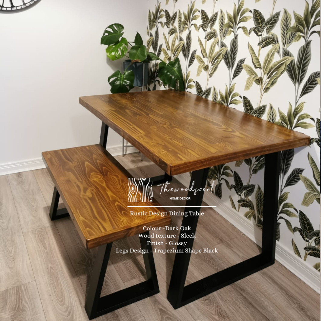 Rustic Design Reclaimed Wood Dining Table Thewoodscent