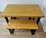 Timber Joists Reclaimed Wood Dining Table