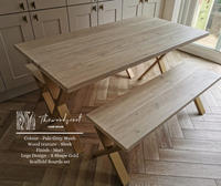 Reclaimed Scaffold Boards Industrial Style Dining Table