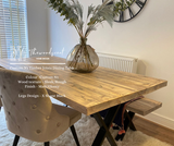 Timber Joists Reclaimed Wood Dining Table