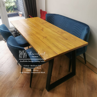 Reclaimed Scaffold Boards Industrial Style Dining Table