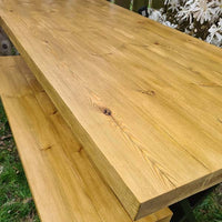 Timber Joists Reclaimed Wood Garden Table