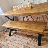 Timber Joists Reclaimed Wood Bench