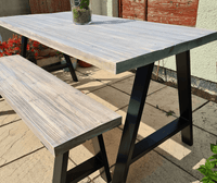 Timber Joists Reclaimed Wood Garden Bench