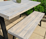 Timber Joists Reclaimed Wood Garden Table