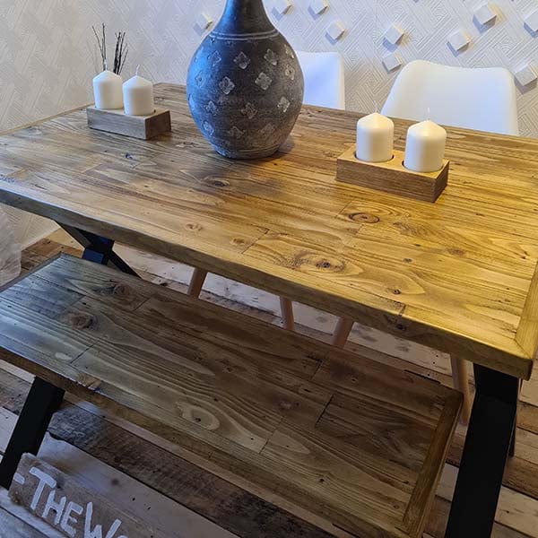 Rustic Design Reclaimed Wood Dining Table