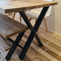 Reclaimed Scaffold Boards Industrial Style Bench