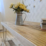 Reclaimed Scaffold Boards Industrial Style Coffee Table