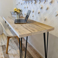 Reclaimed Wood Scaffold Boards Industrial Style Desk