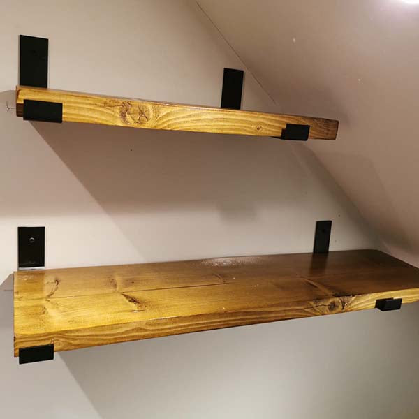 Industrial Style Shelves Reclaimed Scaffold Boards